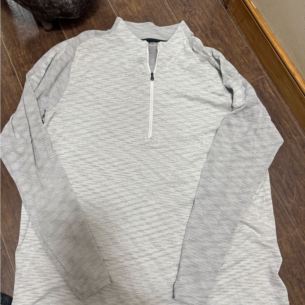 Under Armour Light Gray Golf Pullover - image 1